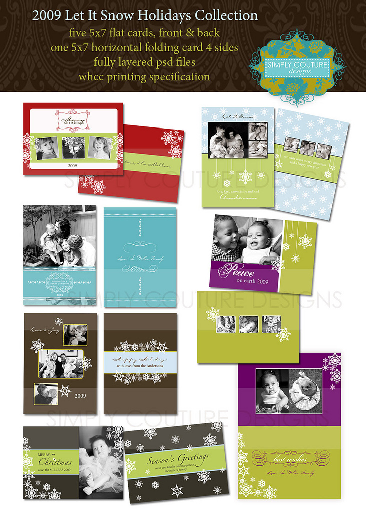 Let It Snow Holiday Card Collection Let It Snow Holiday Card Collection