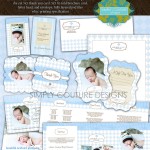 Blue Lace Newborn Business and Marketing Collection