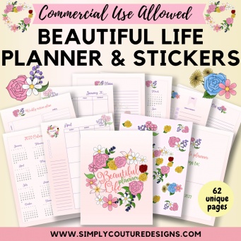 Beautiful Life Planner and Stickers