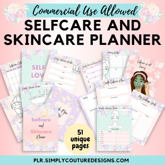 Selfcare and Skincare Planner