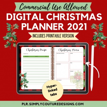 Digital + Printable Christmas Planner