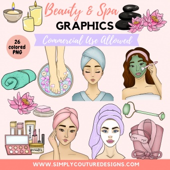 Beauty and Spa Color Graphics