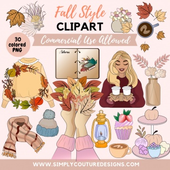 Fall Style Colored Graphics