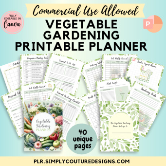 Vegetable Gardening Printable Planner