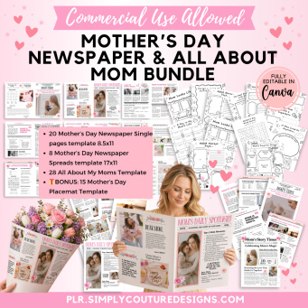 Mother&rsquo;s Day Newspaper and All About Mom Bundle
