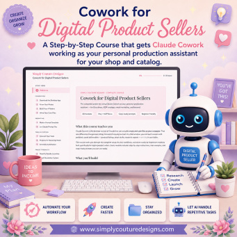 Cowork for Digital Product Sellers Course