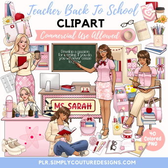 Teacher Back To School Clipart