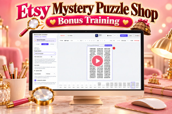 Etsy Mystery Puzzle Shop Bonus Training Etsy Mystery Puzzle Shop Bonus Training