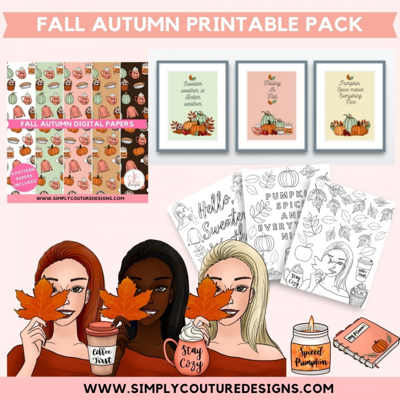 Fall Autumn Printable Pack