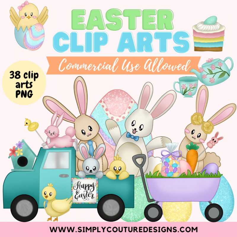 Easter Adorable Clip Arts Bump Offer