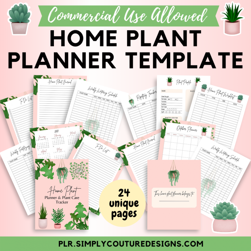 Home Plant Planner Template