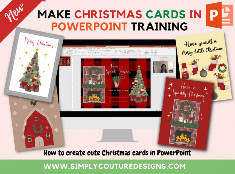 Make Christmas Cards in PowerPoint Training