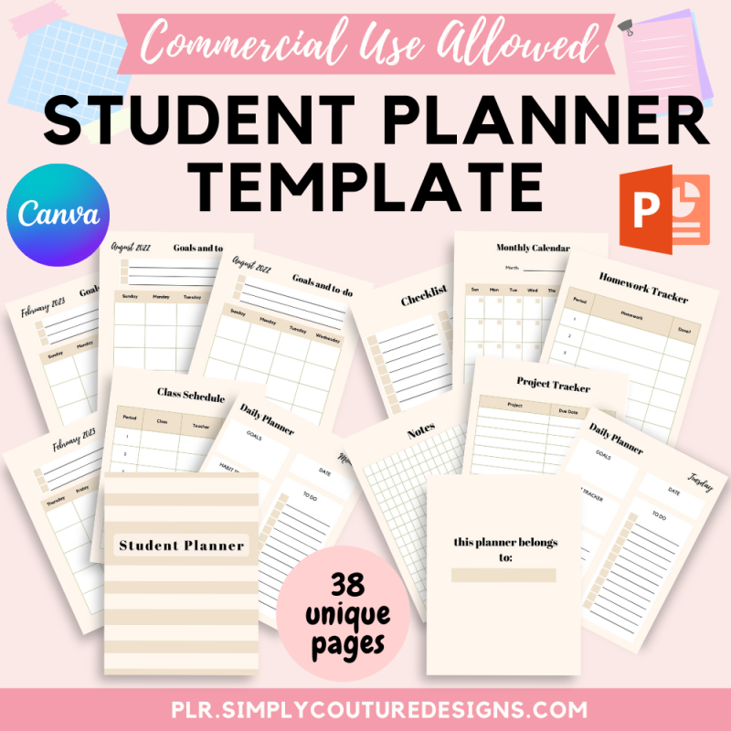 Student Planner Template
