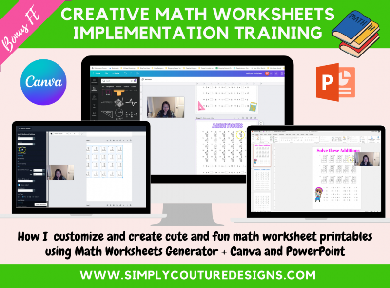 Creative Math Worksheets Implementation Training