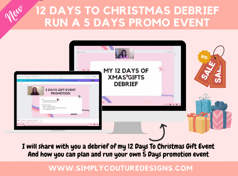12 Days To Christmas Debrief + Run Your Own 5 Days Event