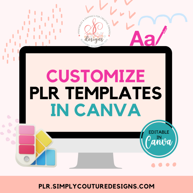 Customize PLR Templates In Canva Training