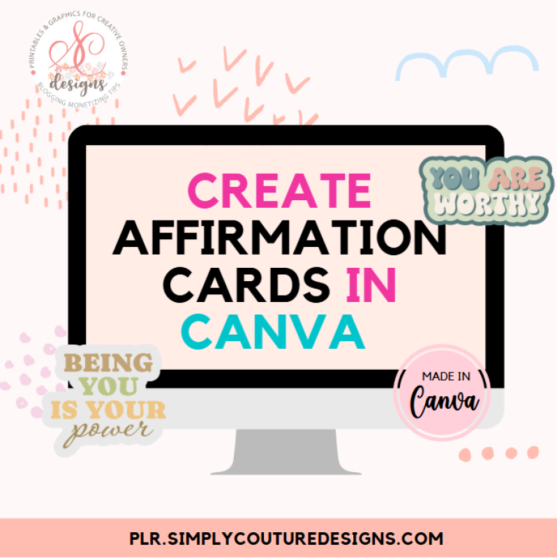Bulk Create Affirmation Cards in Canva Training