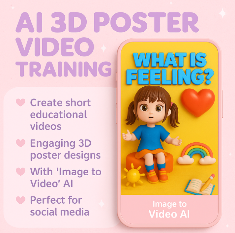 AI 3D Poster Video Training