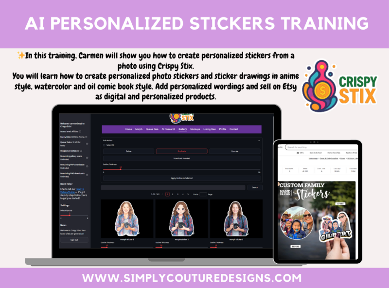 AI Personalized Sticker Training