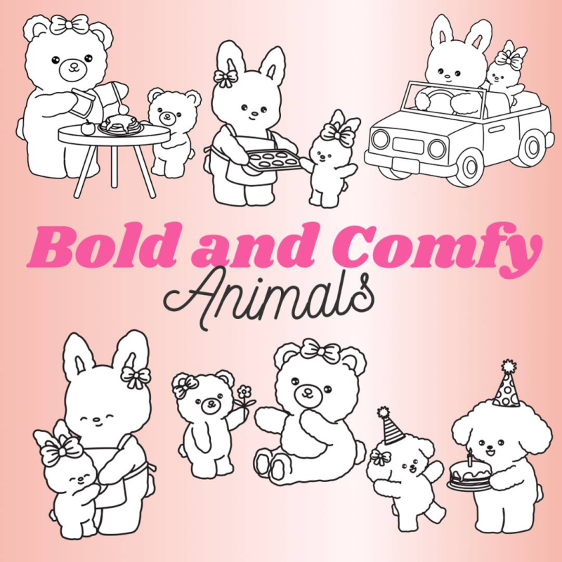 Bold and Silly Geese and Friends Coloring Pack FE