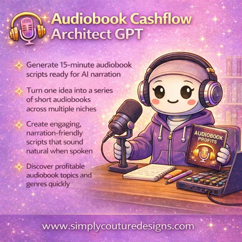AudioBook Cashflow Architect GPT