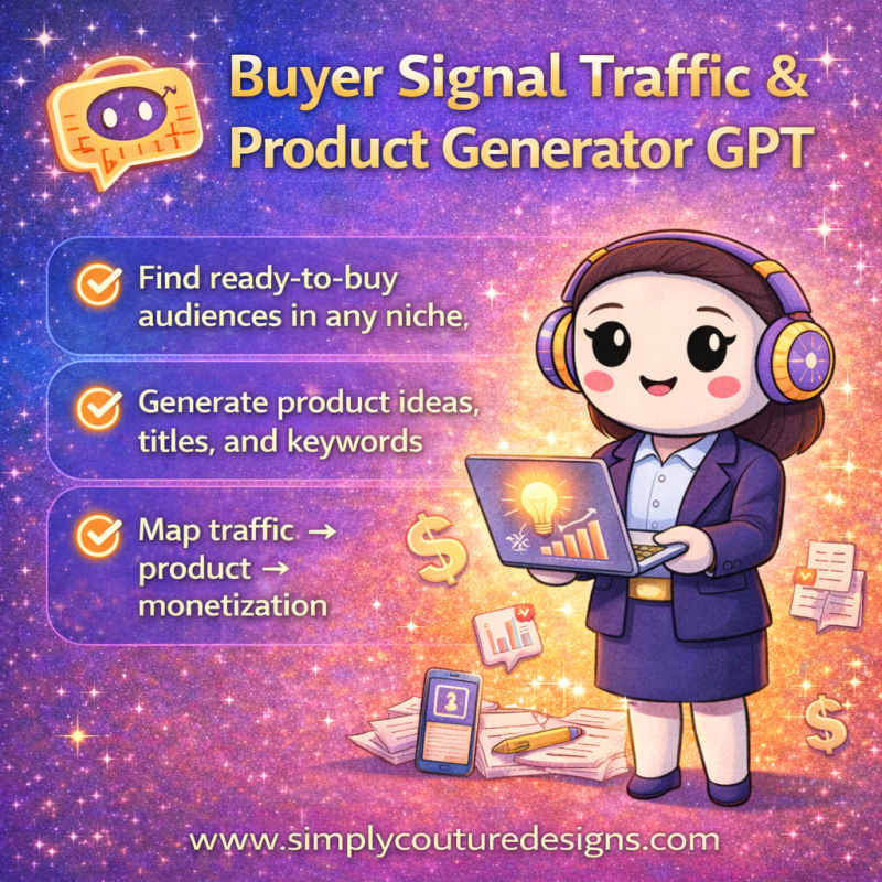 Buyer Signal Traffic & Product Generator GPT