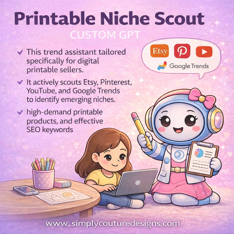 Printable Niche Scout Custom GPT