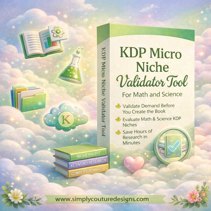 KDP Micro Niche Validator Tool For Math and Science