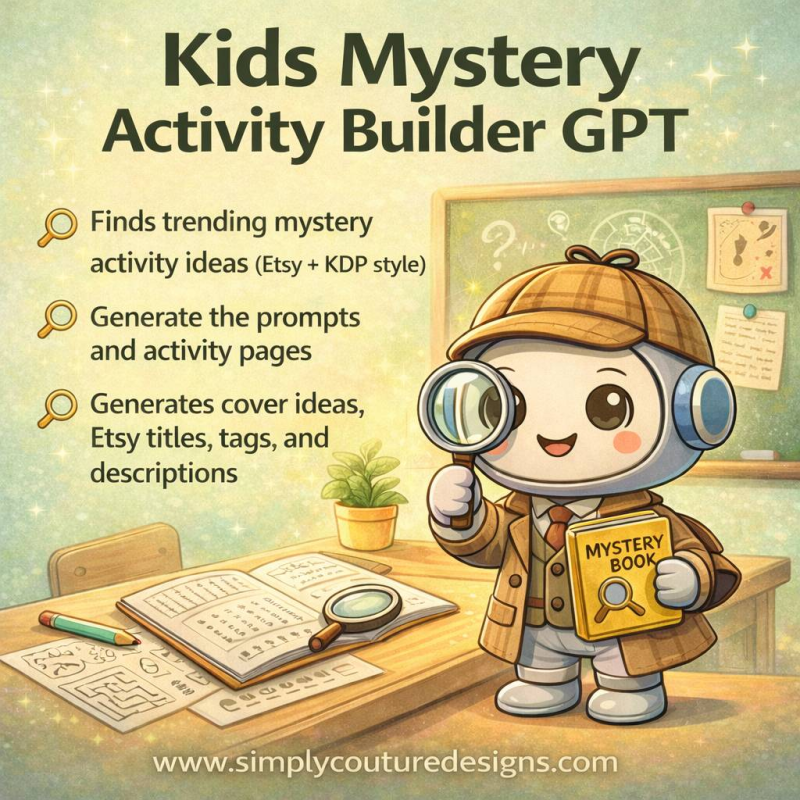 Kids Mystery Activity Builder GPT
