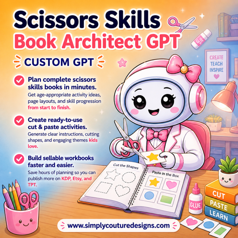 Scissors Skills Book Architect GPT