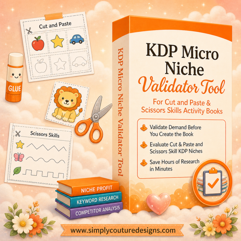 KDP Micro Niche Validator Tool For Cut and Paste Books