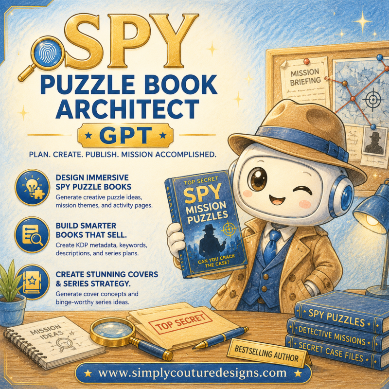 Spy Puzzle Book Architect GPT