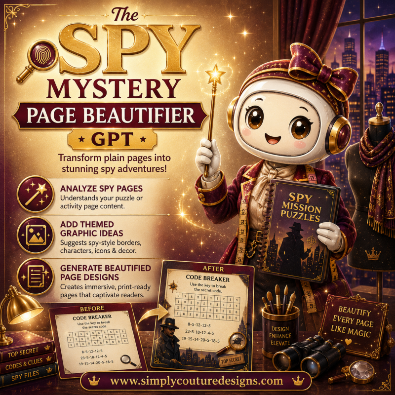 Spy Mystery Page Beautifier GPT