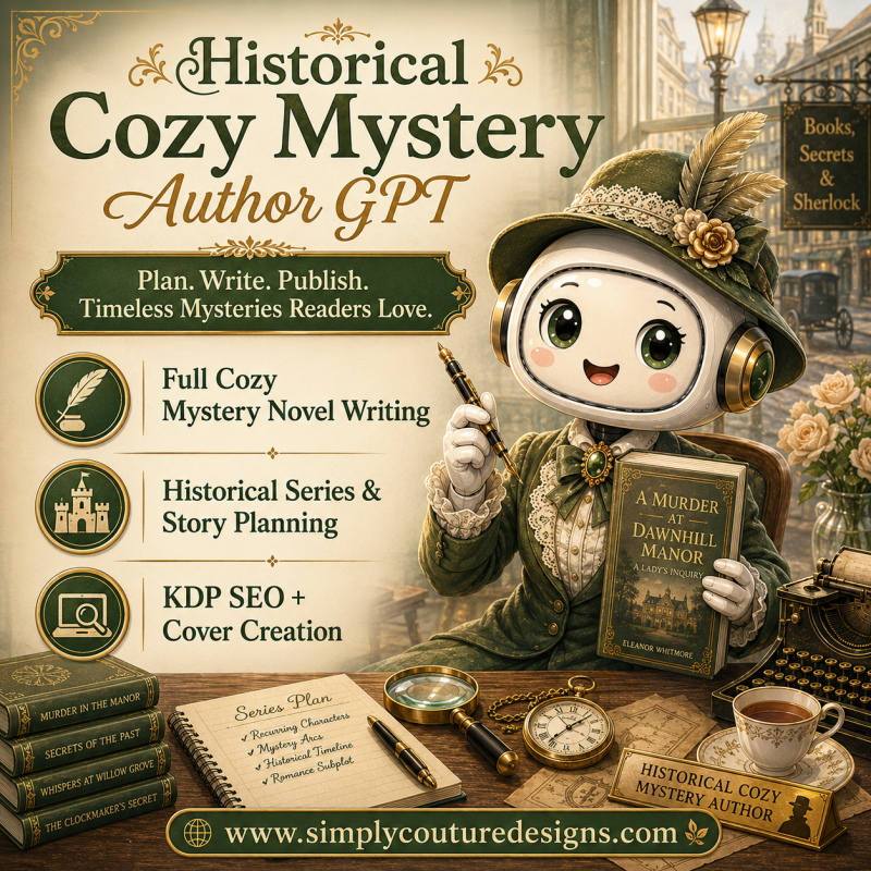 Historical Cozy Mystery Author GPT