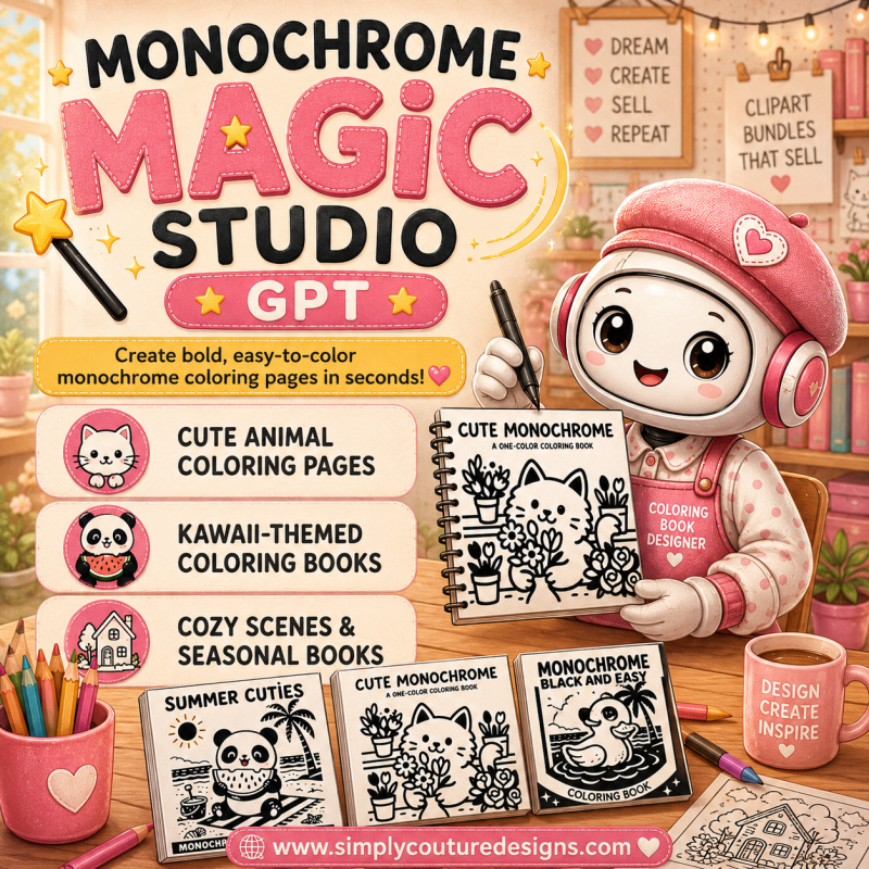 Bold & Easy Monochrome Magic Studio GPT