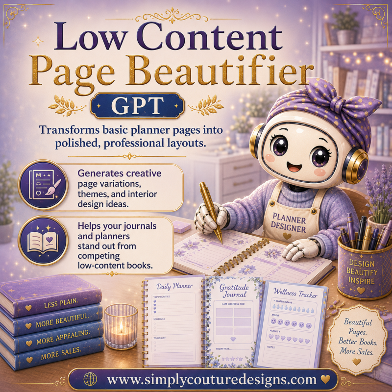 Low Content Page Beautifier GPT