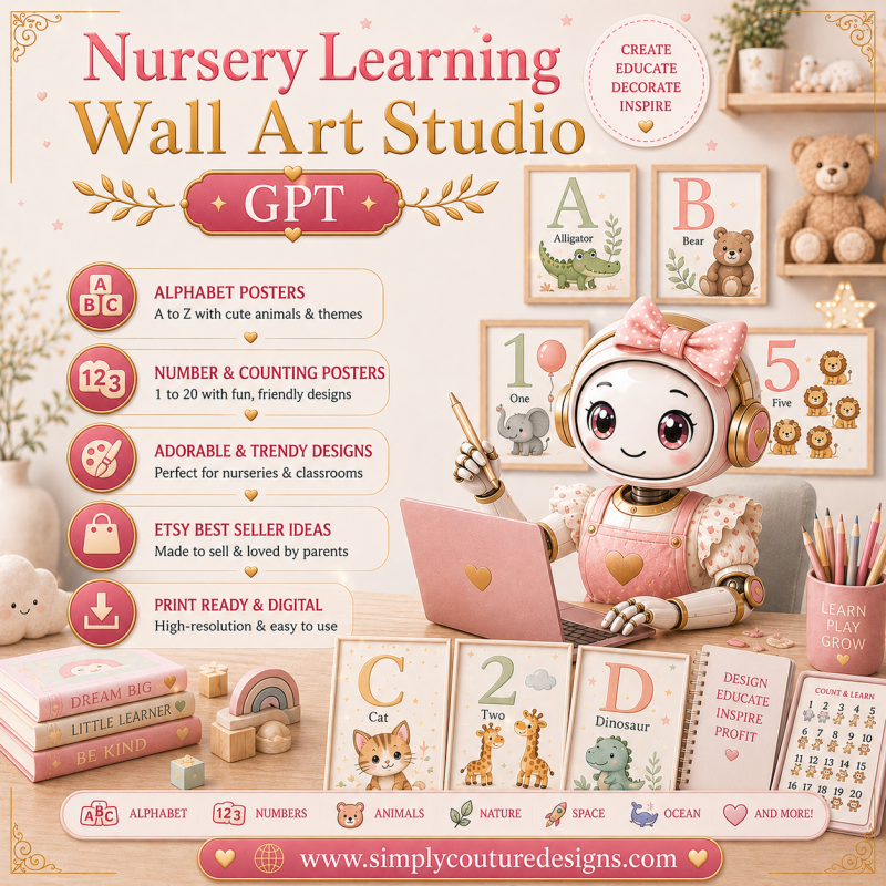 Nursery Learning Wall Art Studio GPT