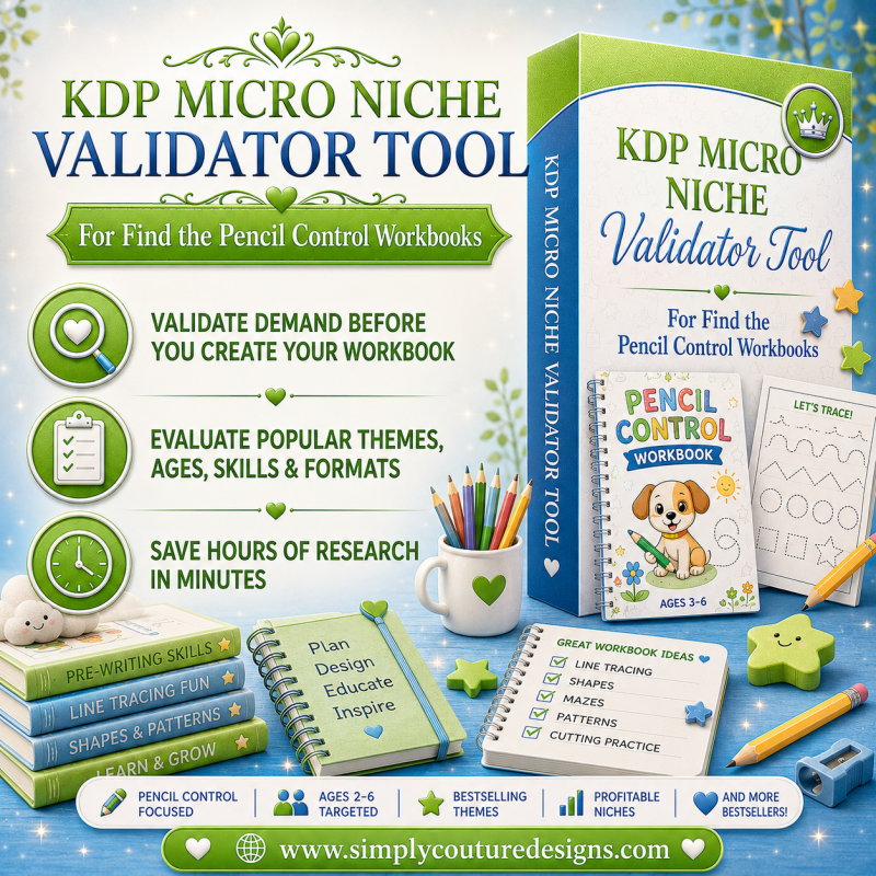 KDP Micro-Niche Finder Tool For Pencil Control Workbooks