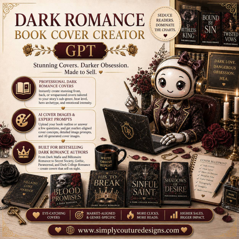 Dark Romance Book Cover Creator GPT