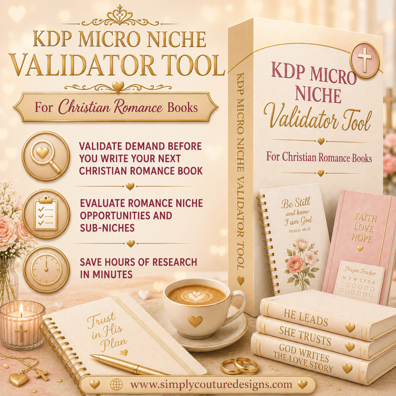 KDP Micro-Niche Finder Tool For Christian Romance Books