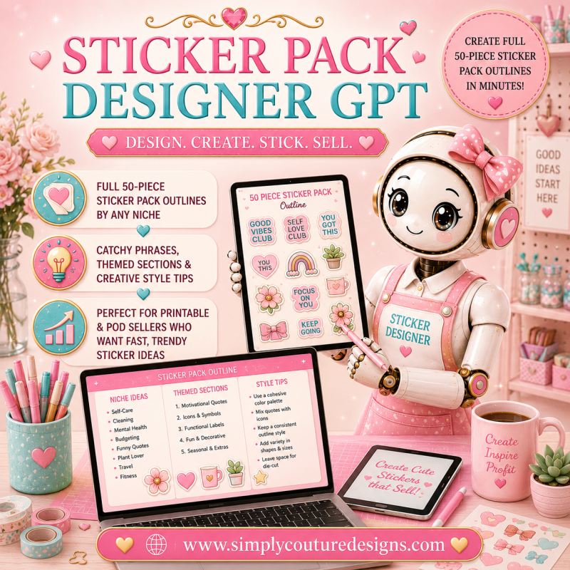 Sticker Pack Designer Custom GPT