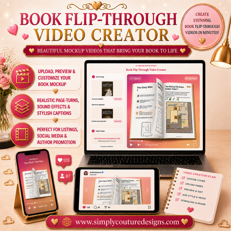 Book Flip-Through Video Creator