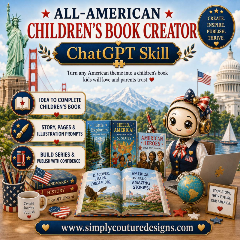 All-American Children&rsquo;s Book Creator ChatGPT Skill
