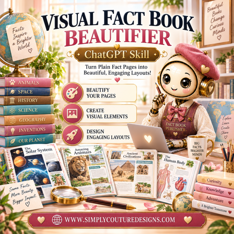 Visual Fact Book Beautifier ChatGPT Skill