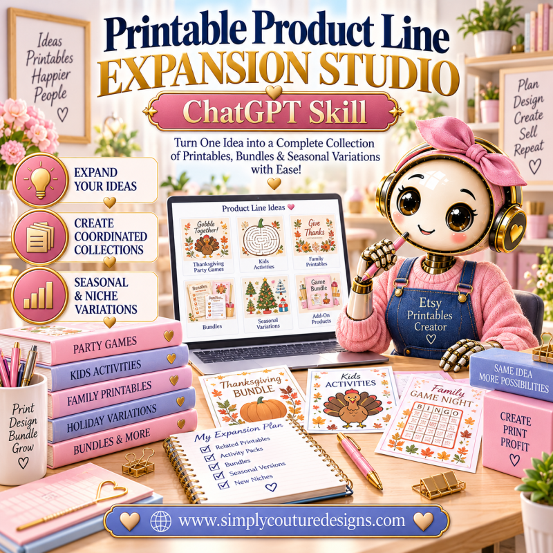 Printable Product Line Expansion Studio ChatGPT Skill