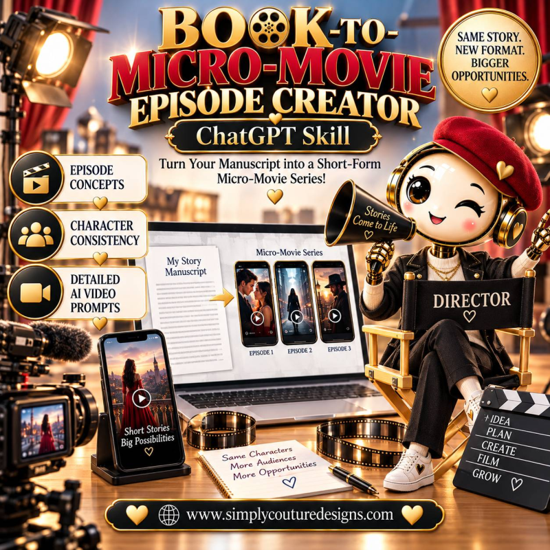 Book-to-Micro-Movie Episode Creator ChatGPT Skill