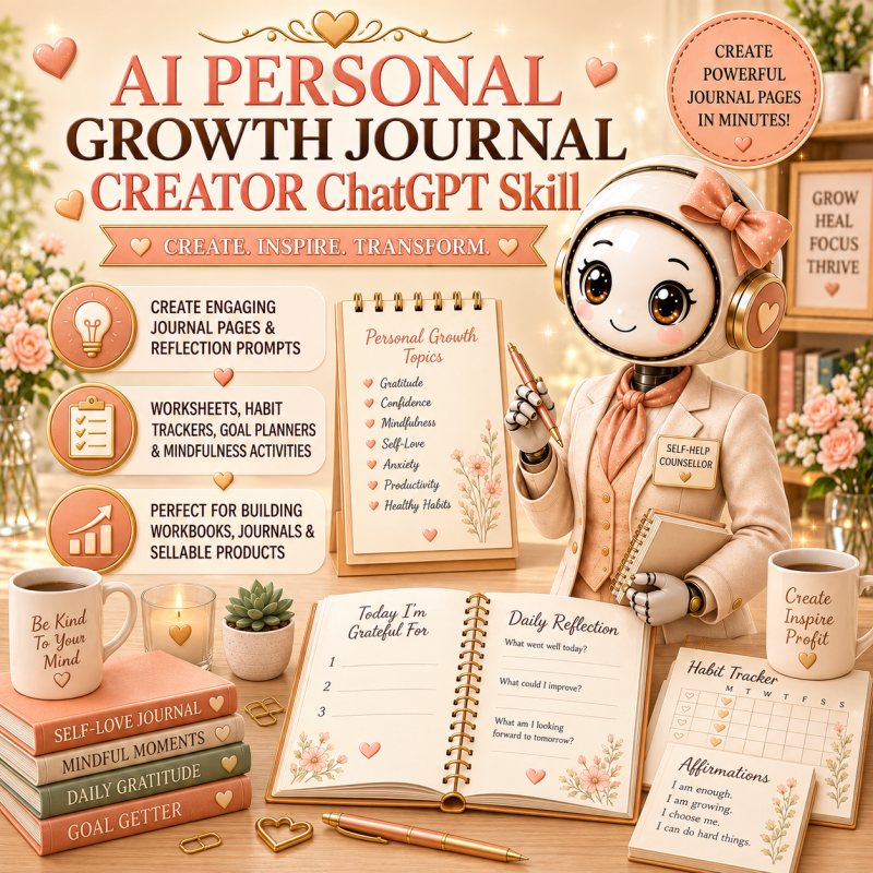 AI Personal Growth Journal Creator ChatGPT Skill