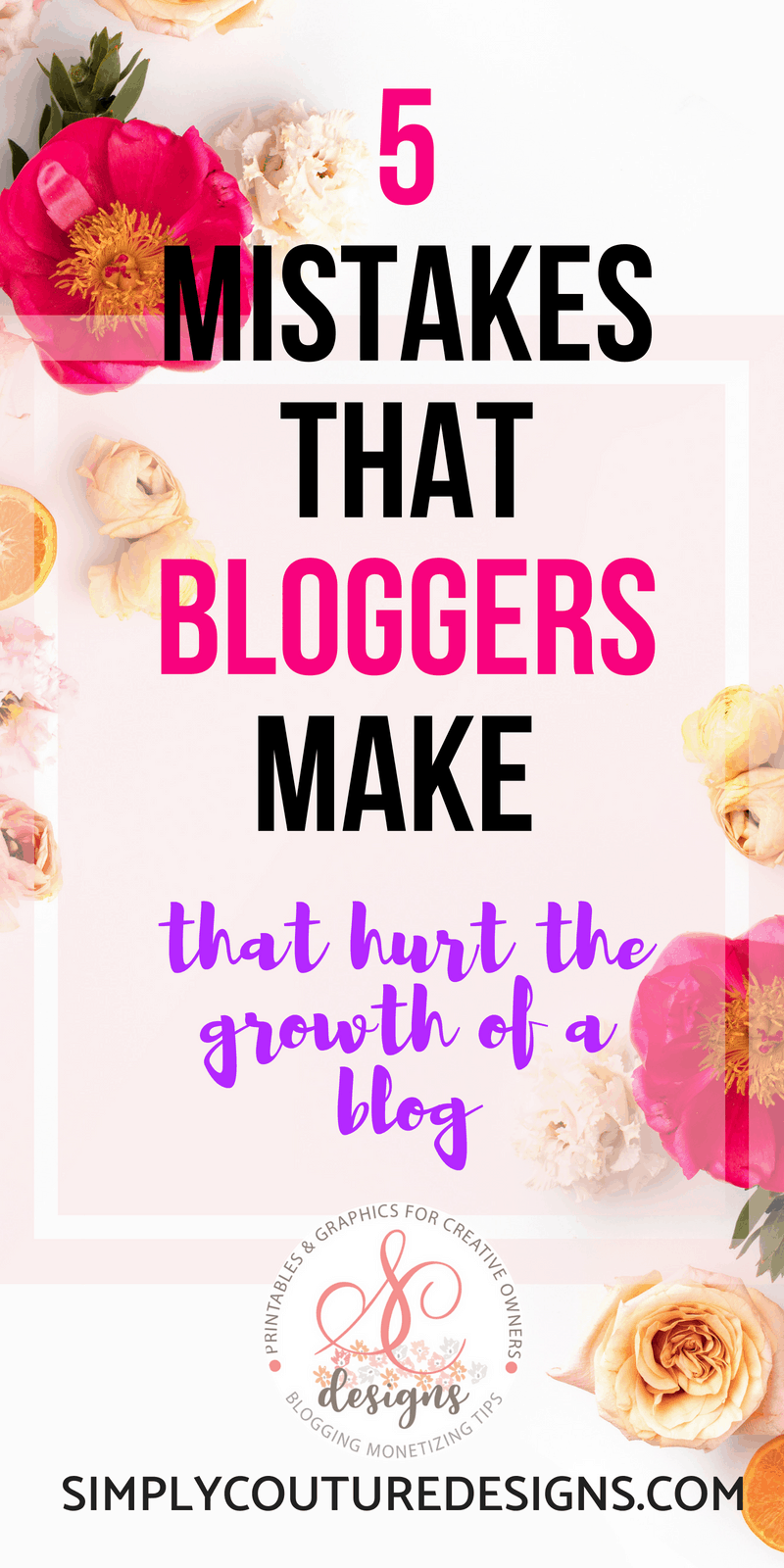 5 blogger mistakes that can hurt the growth of your blog