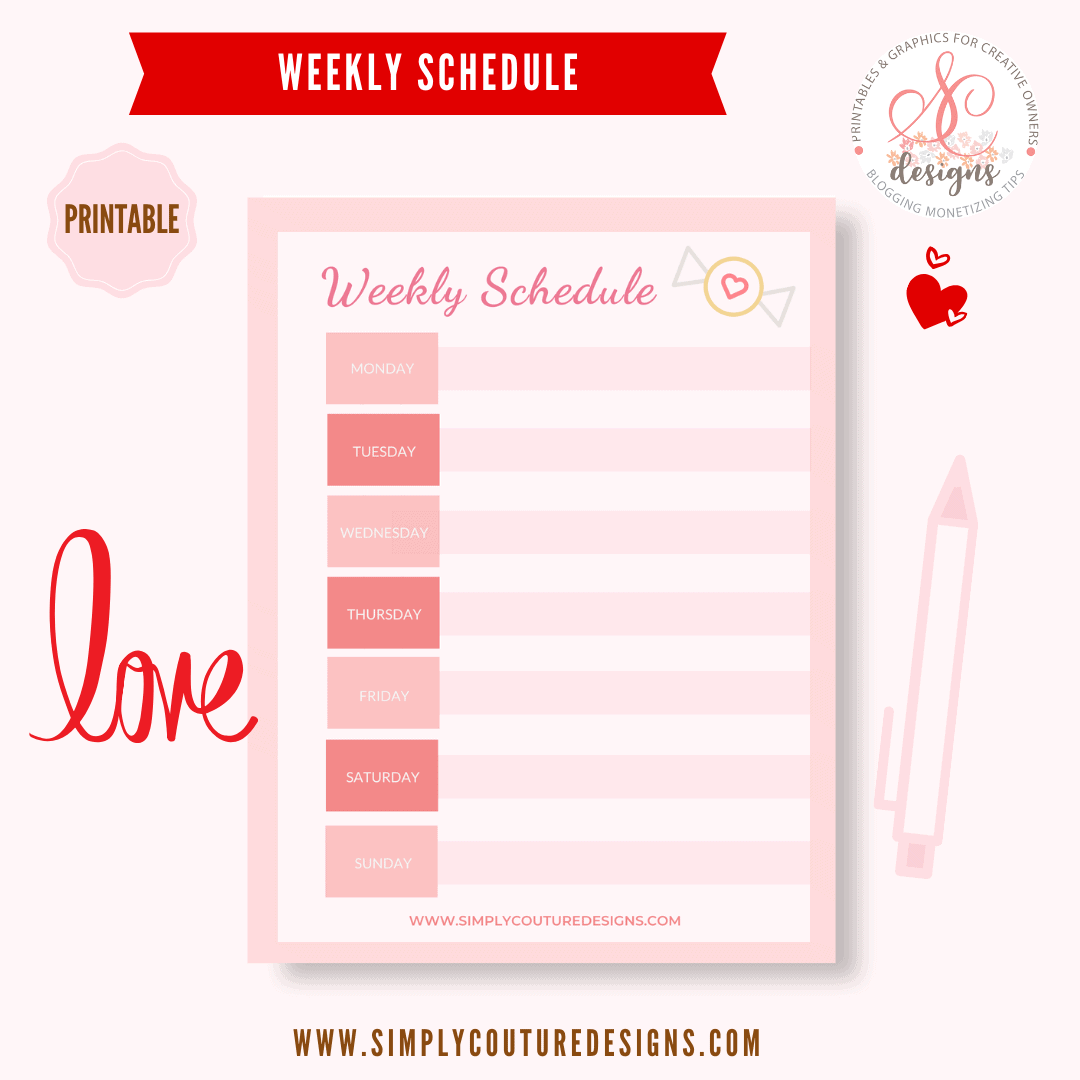 Love is in the air February 2020 monthly, weekly and daily planner printable pages. Includes bonus planner sticker printables. Adorable and functional. Just print and cut then to decorate your planner pages. #plannerprintable #plannerstickers #monthlyplanner #weeklyplanner #dailyplanner #valentinesprintable #valentinestickers #coloringpages #valentinescolorpages