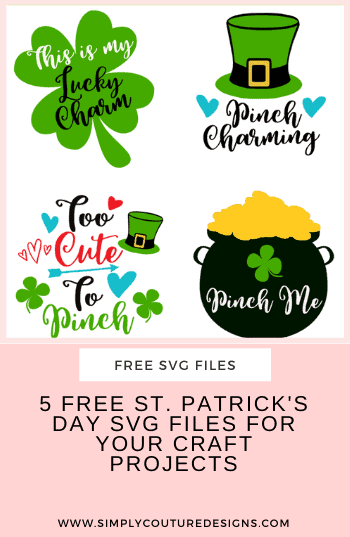 Free St. Patrick's Day SVG files #freesvgfiles #freesvg #cricut #stpatricksdaysvg #luckycharmsvg #luckycharmer